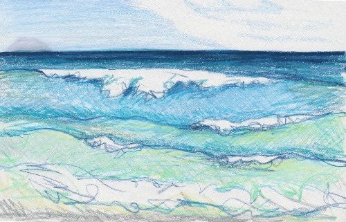Featured image of post Colored Pencil Beach Drawing / For today, its how to draw sea beach scenery step by step for kids 🙋 hey everyone!